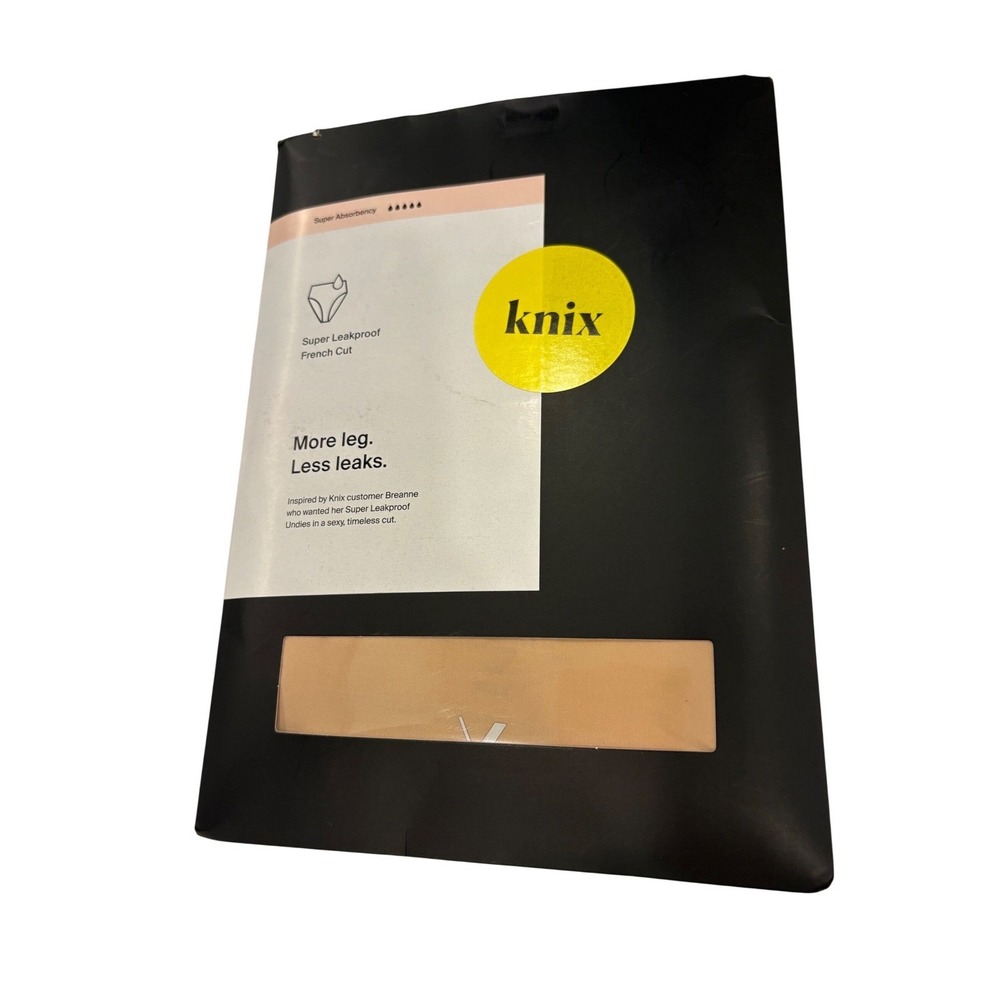 Knix Super Leakproof French Cut Underwear XXL Warm Sand New High Leg Undies